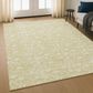 Dalyn Rug Company Soft Essentials Floral Wheat 8" x 10" Indoor/Outdoor Area Rug, , large