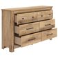 Ashley Makidern 6 Drawer Dresser Only in Natural Brown, , large