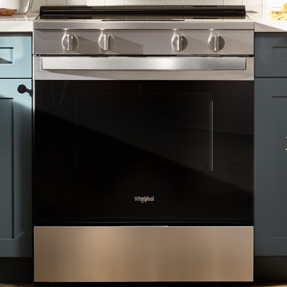 Whirlpool 5.3 Cu. Ft. Slide-in Electric Range in Stainless Steel, , large