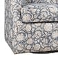 Waltham Lottie Swivel Chair in Blue, , large