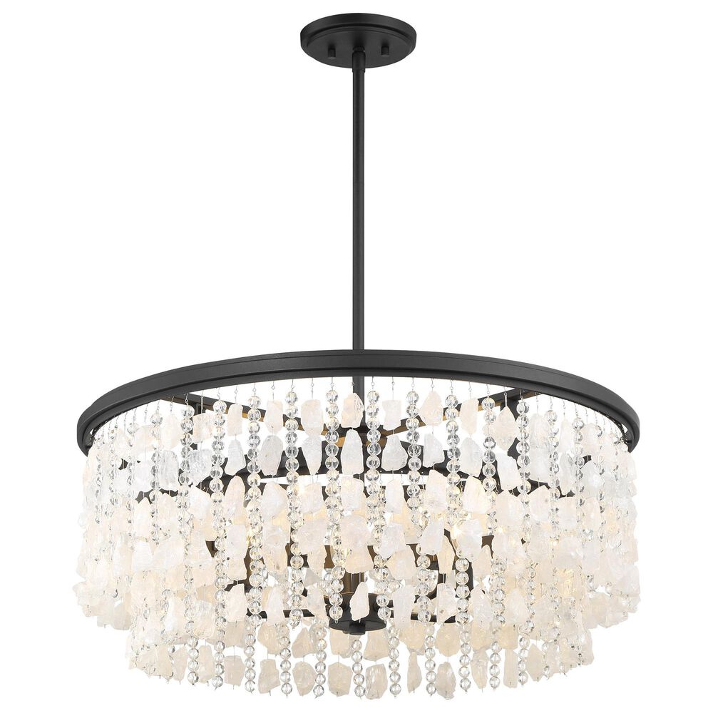 Minka-Lavery Shimmering Elegance 5-Light Chandelier in Sand Coal, , large