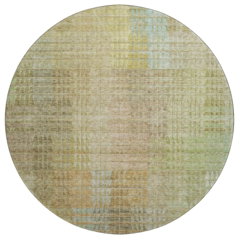 Dalyn Rug Company Trevi TV6 8" Round Beige Area Rug, , large