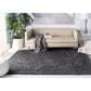 Safavieh August Shag AUG200H 8" x 10" Charcoal Area Rug, , large