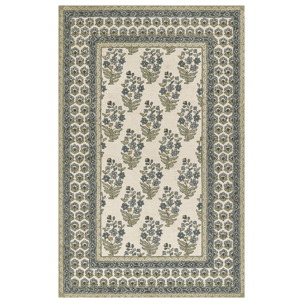 Momeni Cotswold COT-3 3"6" x 5"6" Green Area Rug, , large