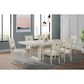 Mayberry Hill Avalanche Dining Table in Antique White - Table Only, , large