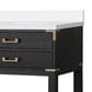 Lexora Home Norwalk 80" Double Bathroom Vanity in Black Oak with White Cultured Marble Top  and Rectangle Sink, , large