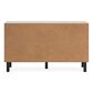Ashley Vessalli 6-Drawer Dresser in Light Gray and Matte Black, , large