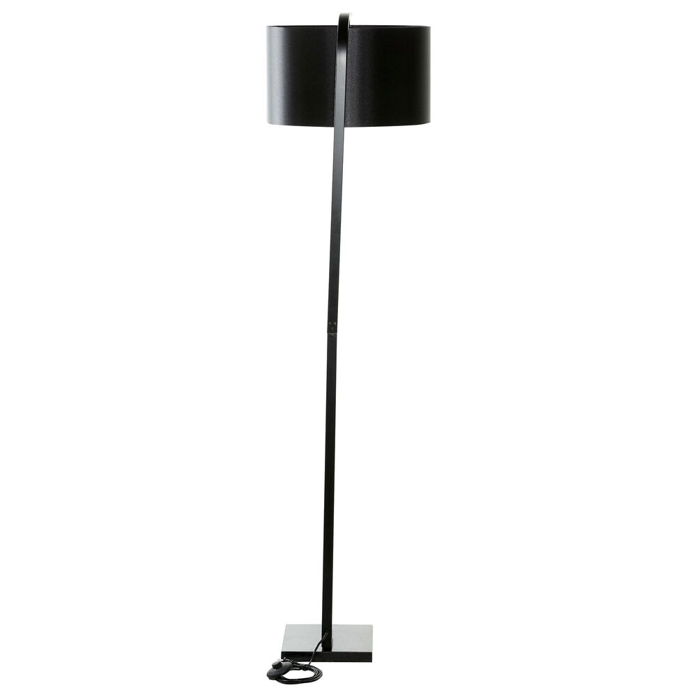 Maple and Jade Industrial Floor Lamp in Black, , large