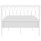 Richlands Furniture Naomi Full Platform Bed in White, , large