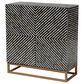 Baxton Studio Belenus Storage Cabinet in Gold, Black and Grey, , large