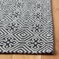 Safavieh Martha Stewart Cotton MSR402H 6"7" x 9" Charcoal and Grey Area Rug, , large