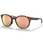 Oakley Spindrift Sunglasses with Prizm Rose Gold Lenses in Matte Brown Tortoise, , large