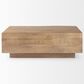 Mercana Hayden Rectangular Coffee Table in Light Brown, , large