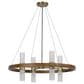 Cal Lighting Hempstead 8-Light Chandelier in Antique Brass, , large