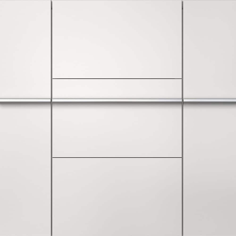 Lexora Home Lafarre 48&quot; Double Bathroom Vanity in Navy Blue with 2 cm White Cultured Marble Top, Rectangular Sinks and 43&quot; Mirror, , large