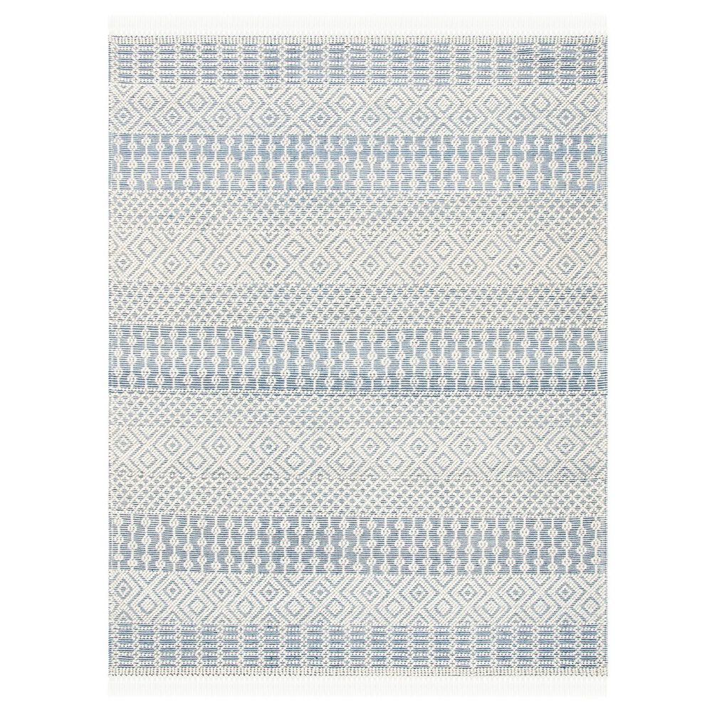 Safavieh Natura NAT852M 9" x 12" Ivory and Blue Area Rug, , large