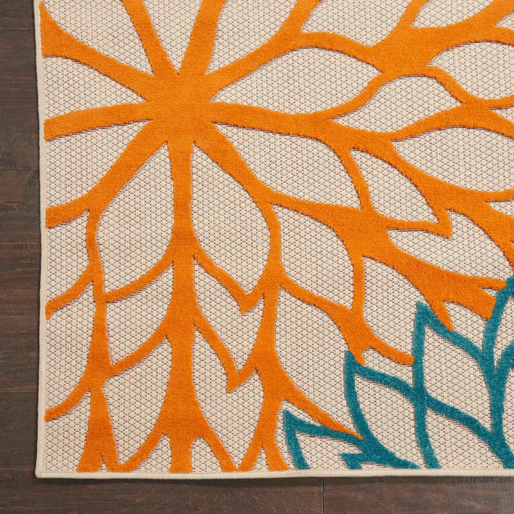 Nourison Aloha ALH05 9&#39;6&quot; x 13&#39; Green Indoor/Outdoor Rug, , large
