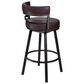 Blue River Madrid 26" Counter Stool with Brown Back and Seat in Auburn Bay, , large