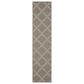 Oriental Weavers Caicos CA02N 1"10" x 7"6" Grey Runner, , large