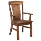 TRAILWAY Interlock Mountain Dining Table with 4 Dining Side Chairs and 2 Arm Chairs in Brown Finish, , large
