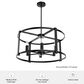 Hunter Astwood 6-Light Chandelier in Matte Black, , large