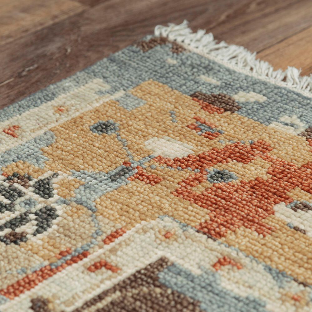 RIZZY Belmont 6&#39; x 9&#39; Dark Grey, Gold and Rust Area Rug, , large