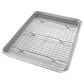 USA Pan Jelly Roll Bakeable Nonstick Cooling Rack and Pan Set in Gray, , large