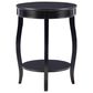 Linon Home Decor Rainbow Side Table in Black, , large