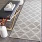 Safavieh Adirondack ADR120B 2"6" x 12" Silver and Ivory Runner, , large