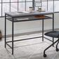 Sauder Market Commons Writing Desk in Slate Gray and Black, , large