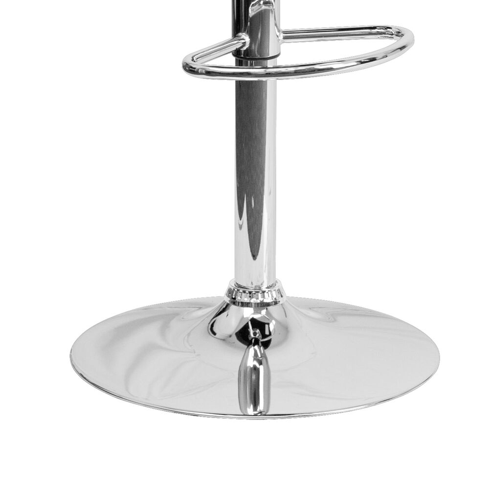 Flash Furniture Adjustable Barstool in Burgundy, , large