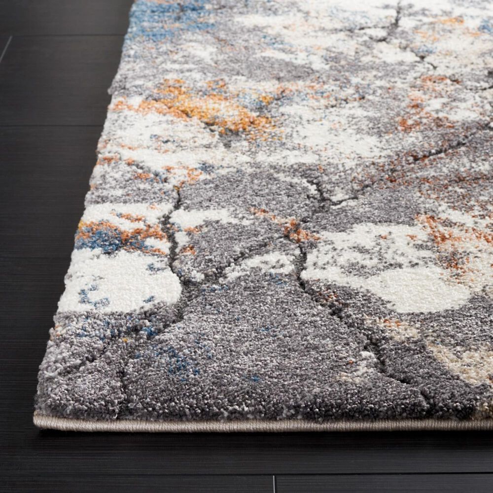 Safavieh Cyrus Shag CYR142F 3&#39; x 5&#39; Grey and Ivory Area Rug, , large