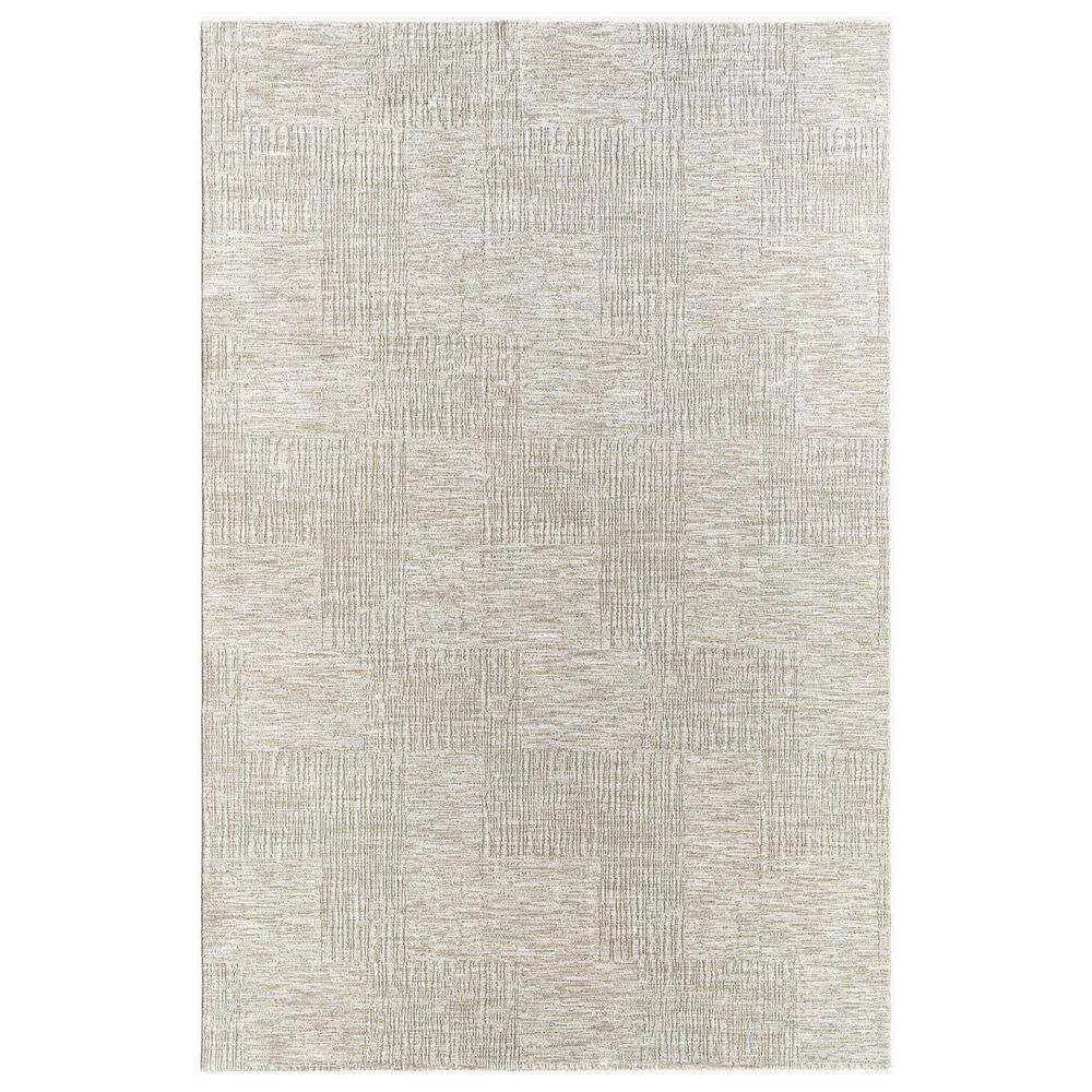 Surya Masterpiece Light Gray, Medium Gray and Cream 2'7" x 3'11" Area Rug, , large