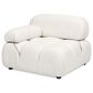 Jennifer Taylor Home Marcel Lounge Arm Chair in Ivory White, , large