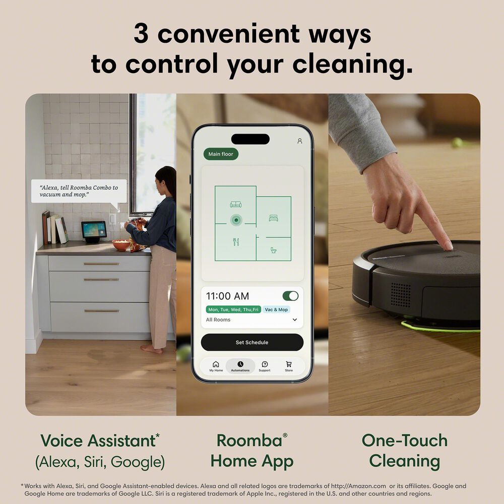 iRobot Roomba Plus 515 Combo Robot and AutoWash Dock in Black, , large