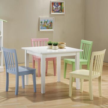 Pacific Landing Kinzie 5 Piece Youth Table and Chair Set, , large