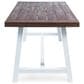 Hearth and Haven Carlie Outdoor Dining Table in Brown and White - Table Only, , large