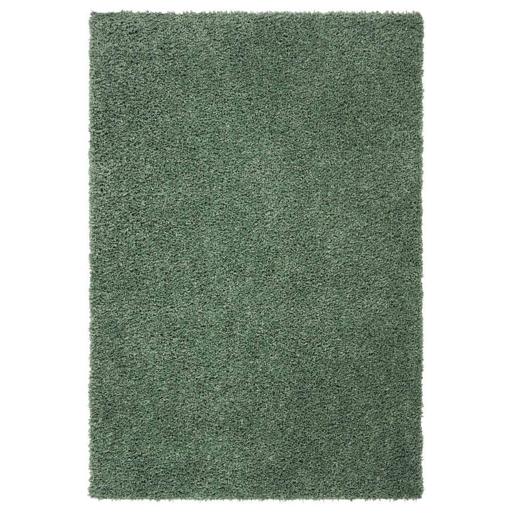 Safavieh August Shag 4" x 6" Green Area Rug, , large