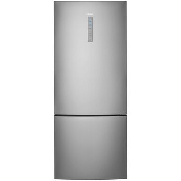Haier 15 Cu. Ft. Bottom Freezer Refrigerator in Stainless Steel, , large