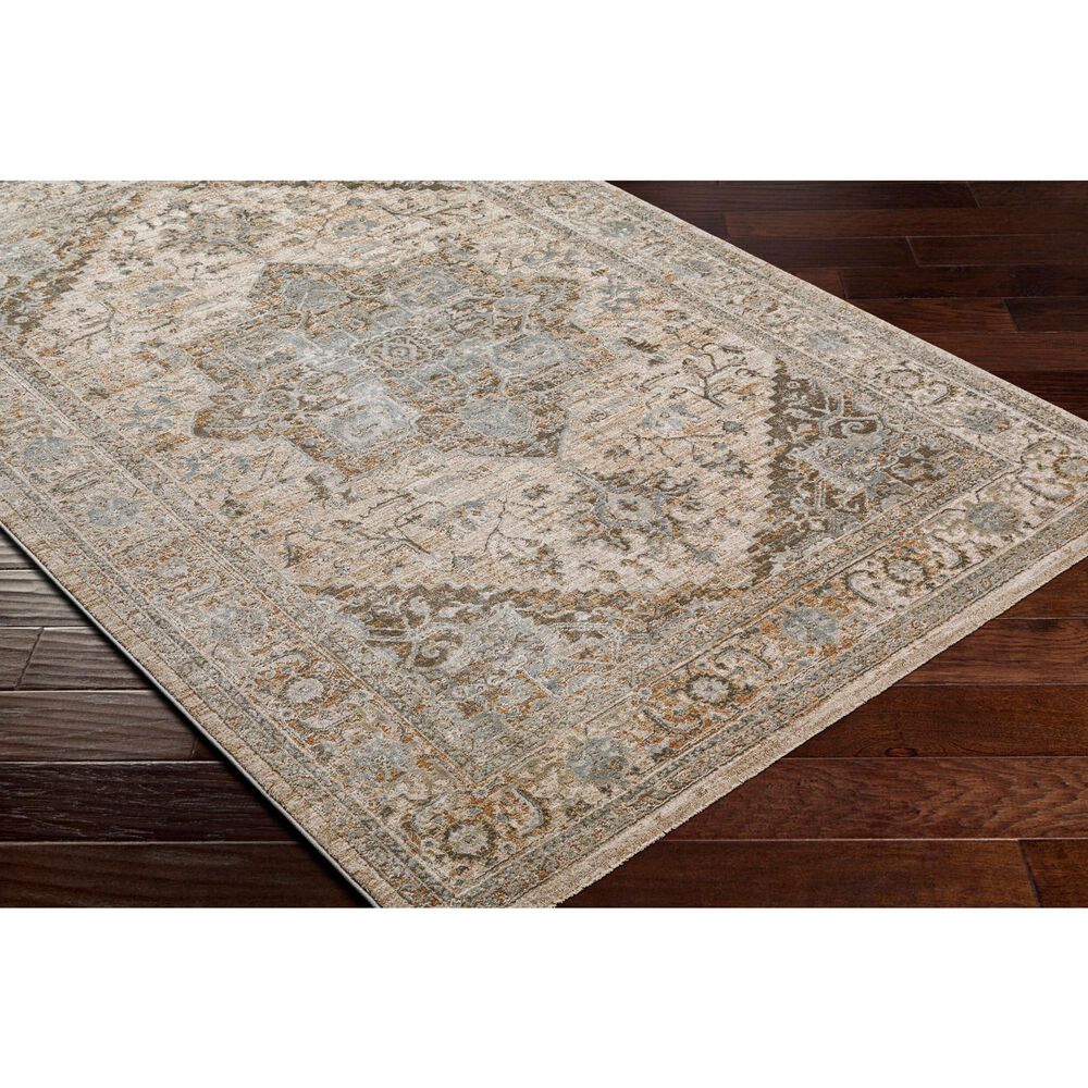 Surya Brunswick 12&#39; x 15&#39; Light Beige, Taupe, Olive, Light Gray, Charcoal, White, Teal and Dusty Sage Area Rug, , large