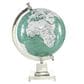 Maple and Jade World Map Educational Geographic Earth Globe in Teal, White and Satin Silver, , large
