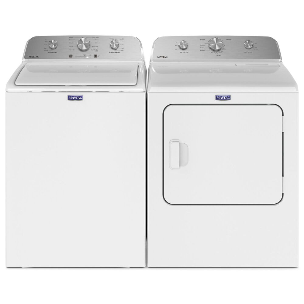 Maytag 7.0 Cu. Ft. Front Load Electric Wrinkle Prevent Dryer in White, , large