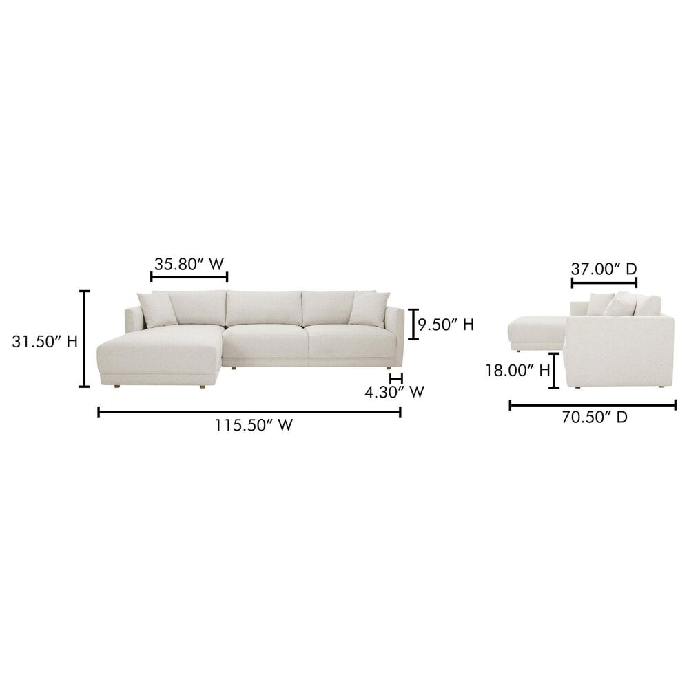 CityLine Bryn Sectional Left Oyster, , large