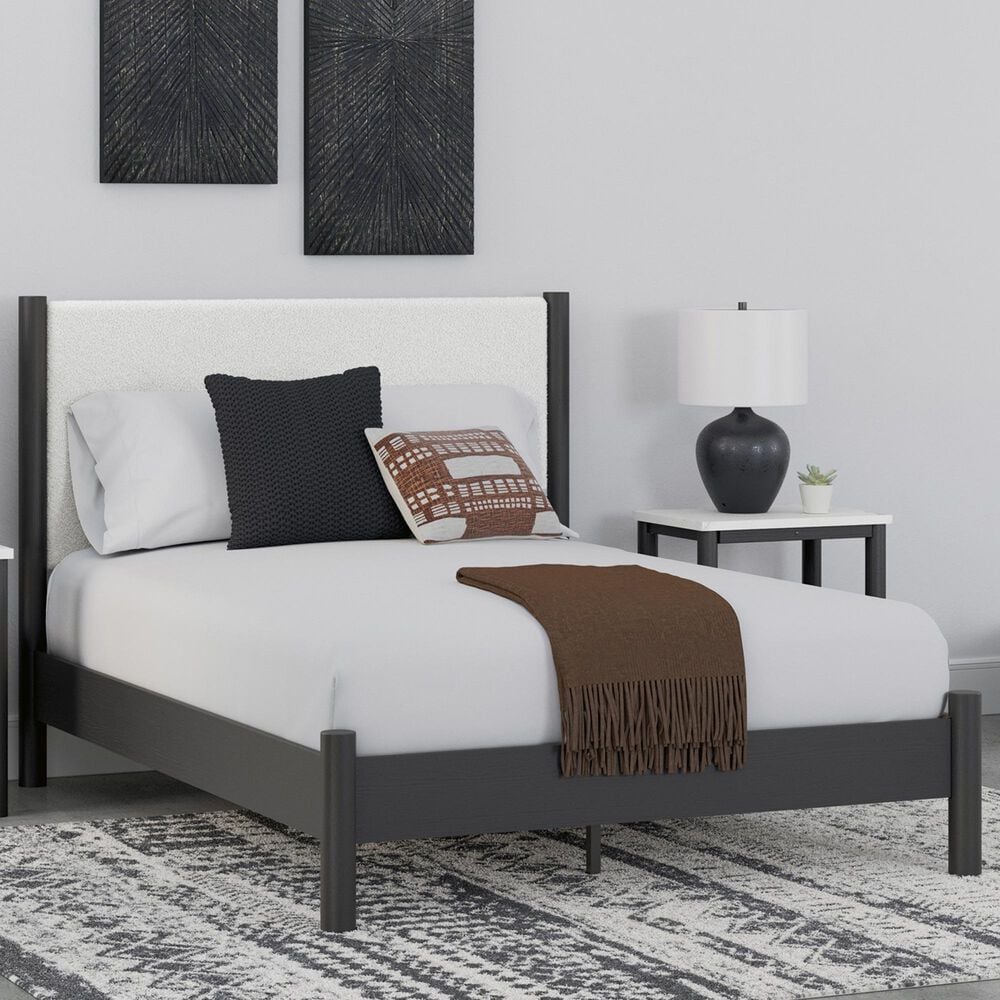 Ashley Cadmori Queen Platform Bed in Black, , large