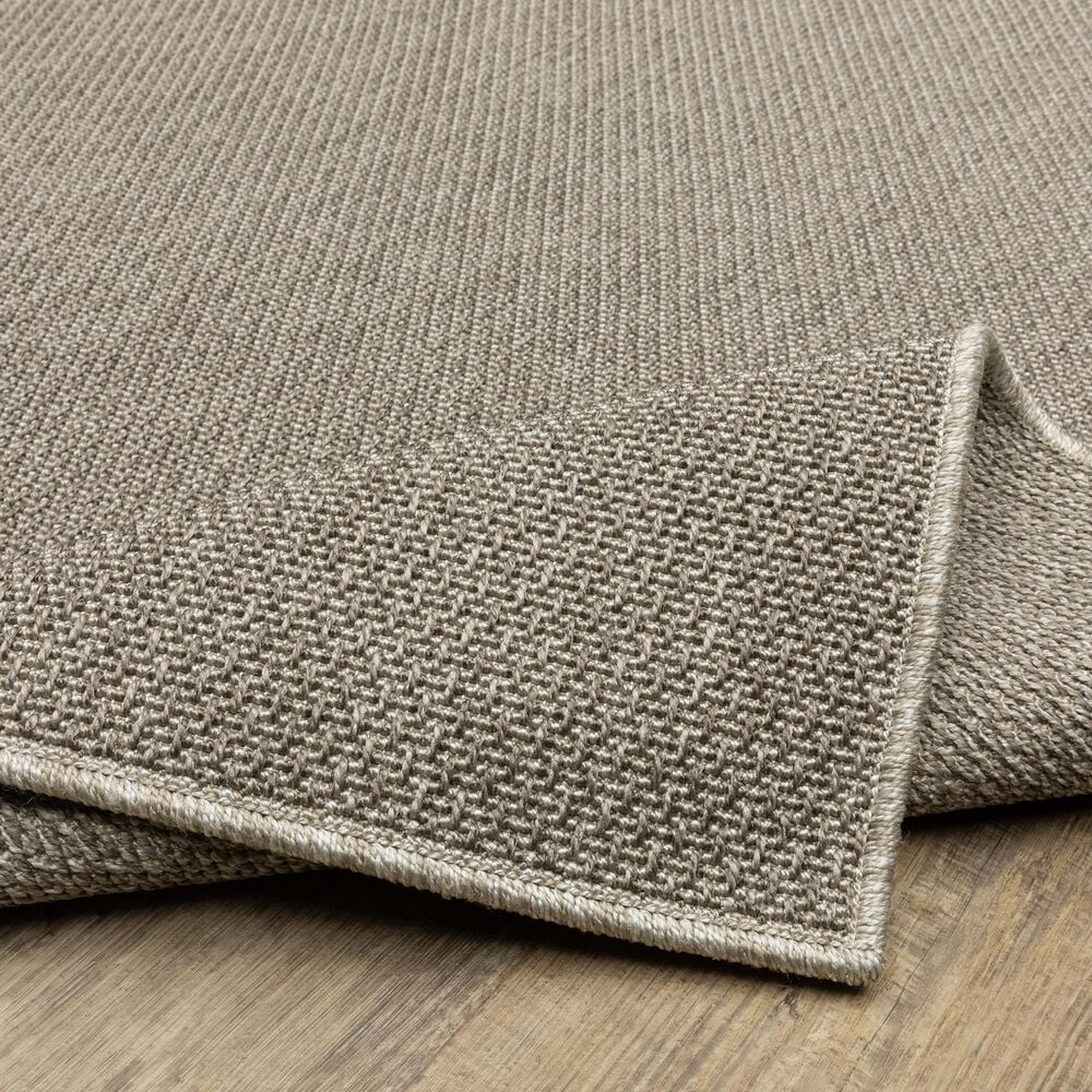 Oriental Weavers Caicos CA07A 3&#39;3&quot; x 5&#39; Grey Area Rug, , large