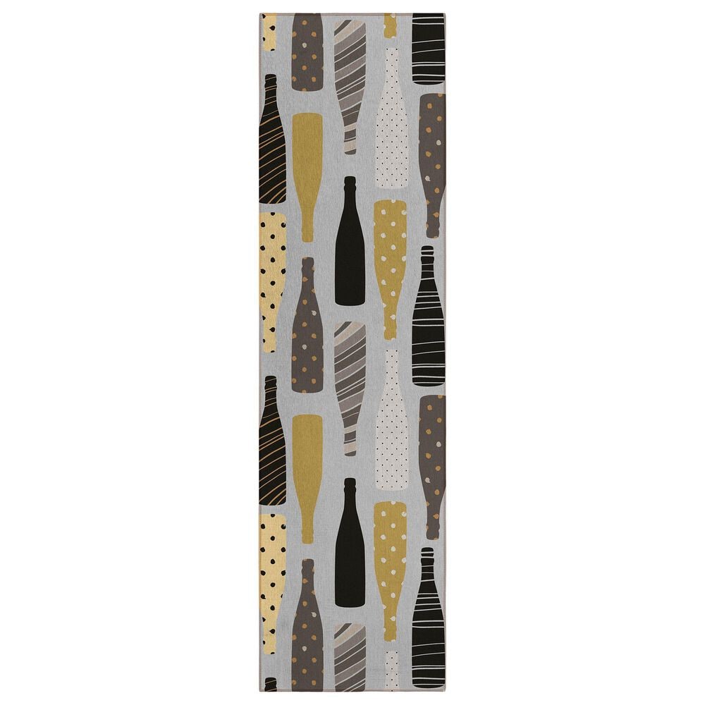 Dalyn Rug Company Kendall KE12 2"3" x 7"6" Silver Runner, , large