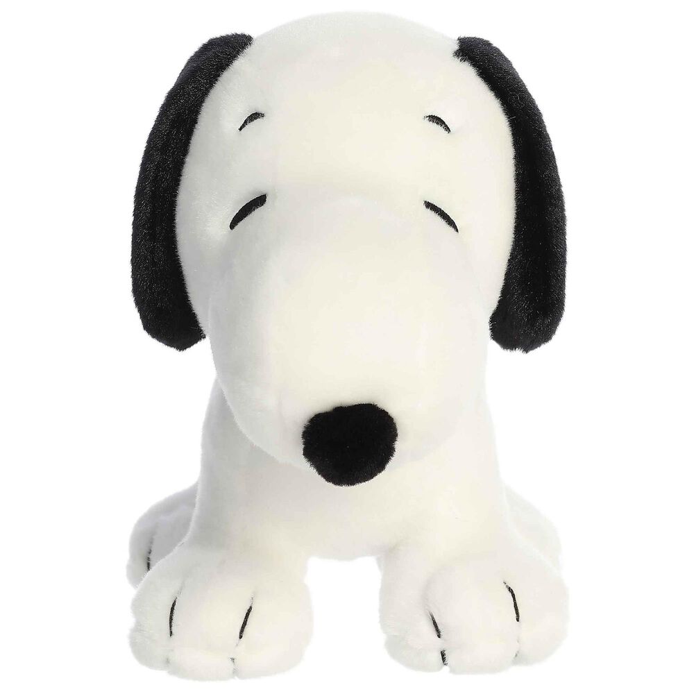 Aurora Peanuts 10&quot; Standing Snoopy Plush in White, Black and Red, , large