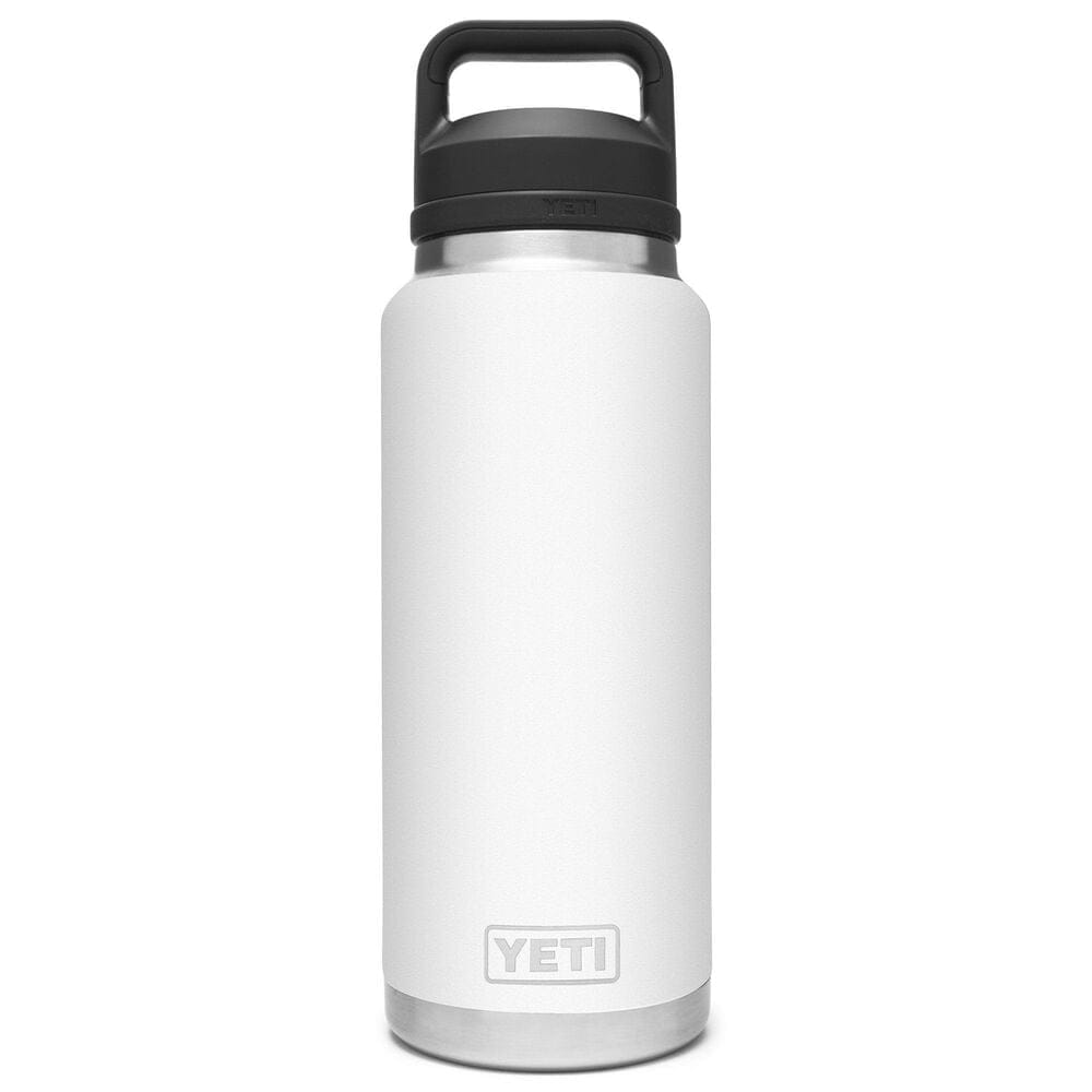 YETI Rambler 36 Oz Water Bottle with Chug Cap in White, , large