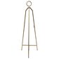 Maple and Jade 52" Adjustable 3-Tier Display Easel with Circular Ring Top in Polished Gold, , large