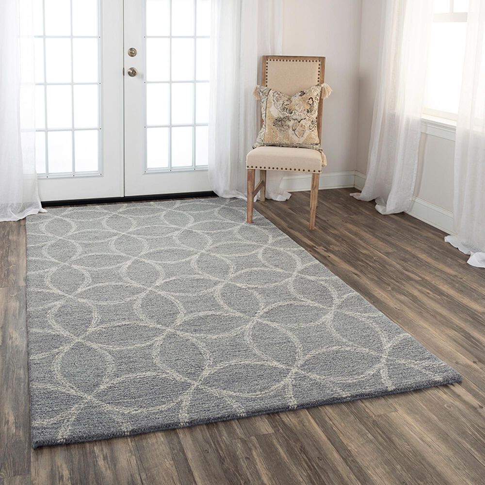 RIZZY Harmony HMY979 7&#39;9&quot; x 9&#39;9&quot; Gray Area Rug, , large